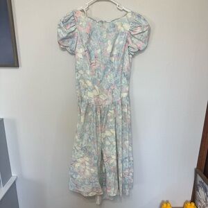Vintage 80's Alfredo Angelo Dress Pastel